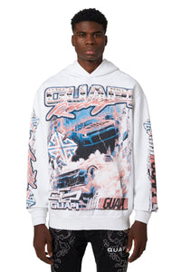 GUAPI| WHITE NITRO DRIFT HOODIE V1
