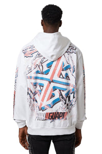 GUAPI| WHITE NITRO DRIFT HOODIE V1