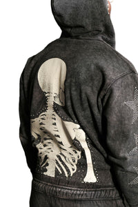 ELITE| SKULL PREMIUM HEAVY GSM FLEECE ZIP UP