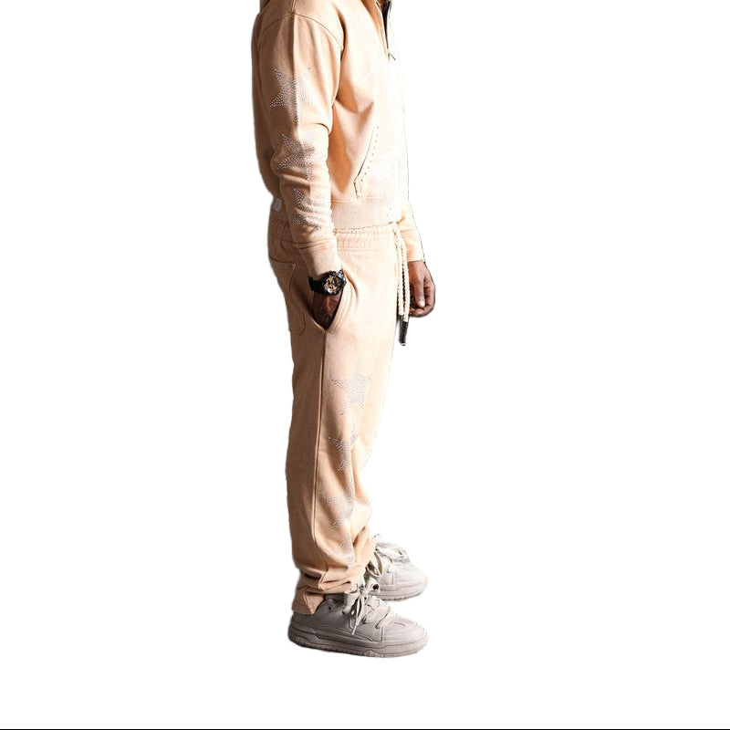 ELITE| SKULL PREMIUM HEAVY GSM PANTS BONE