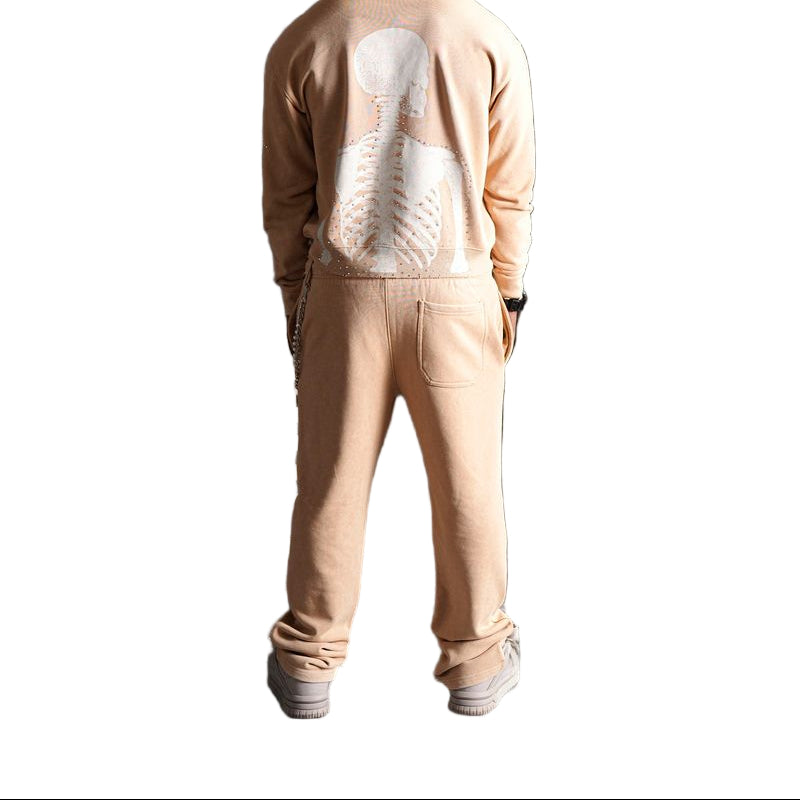 ELITE| SKULL PREMIUM HEAVY GSM PANTS BONE