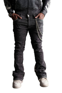 ELITE| MEN'S STONE-LINE ZIPPER JEANS