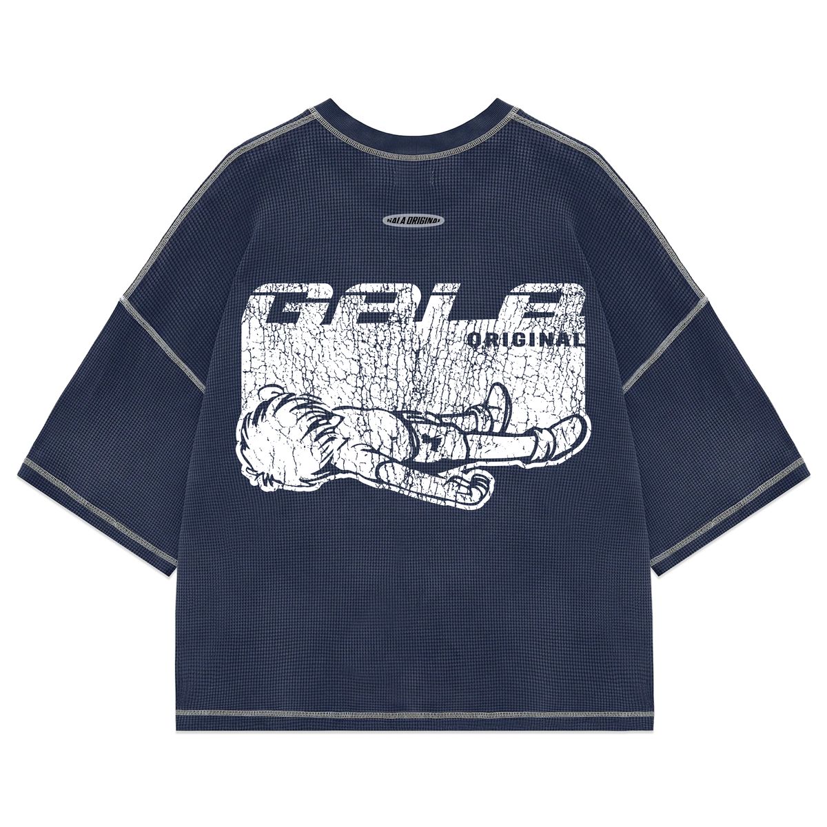 GALA| WAFFLE KNIT BOX TEE