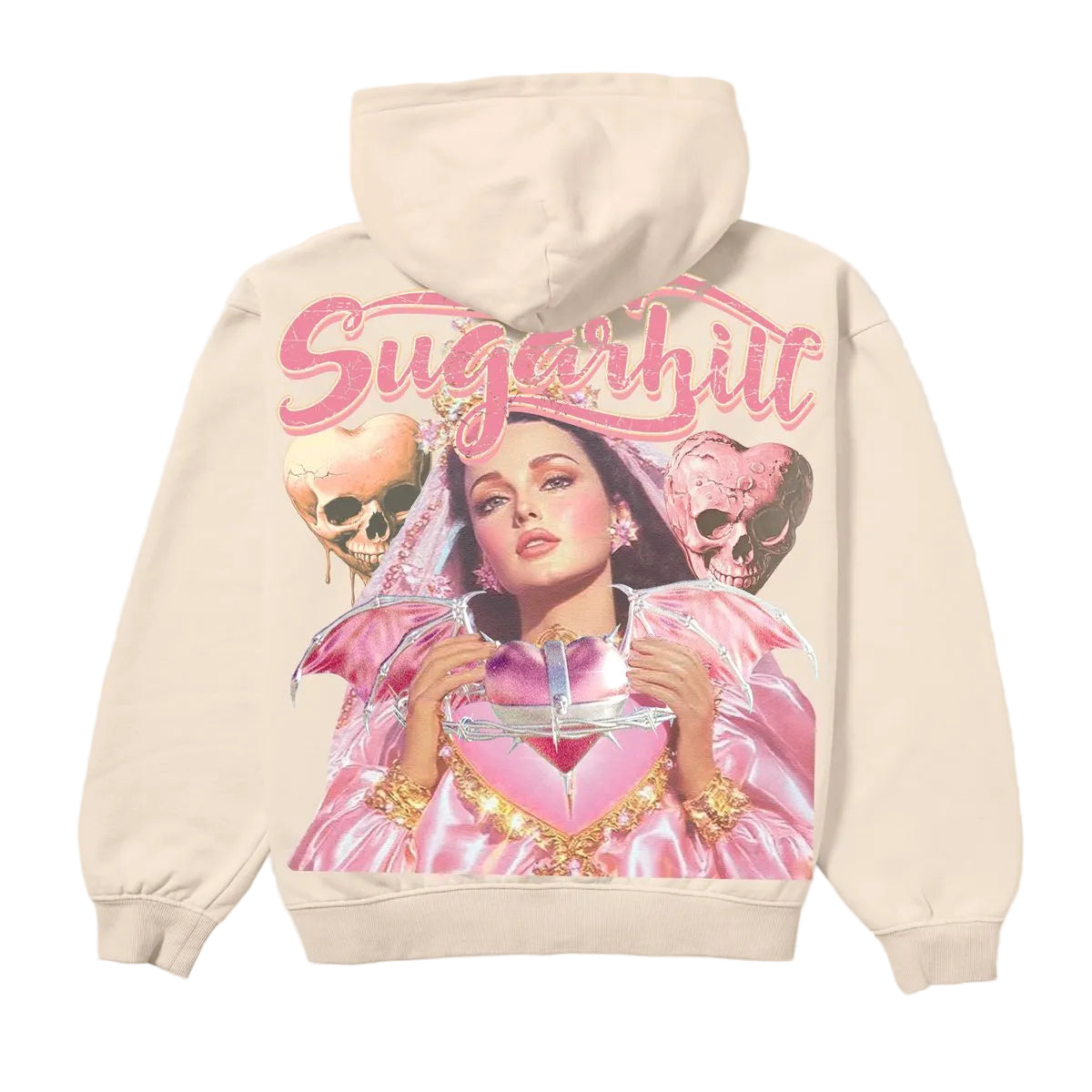 SUGARHILL| QUEEN HOODIE CREAM