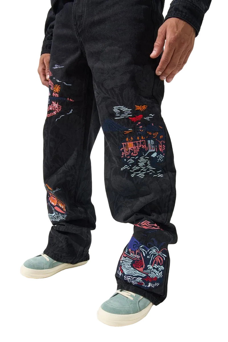 SERENEDE| SOUVENIR BAGGY JEANS