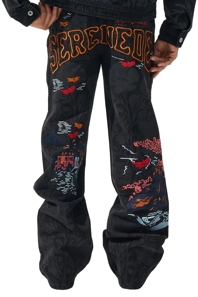 SERENEDE| SOUVENIR BAGGY JEANS