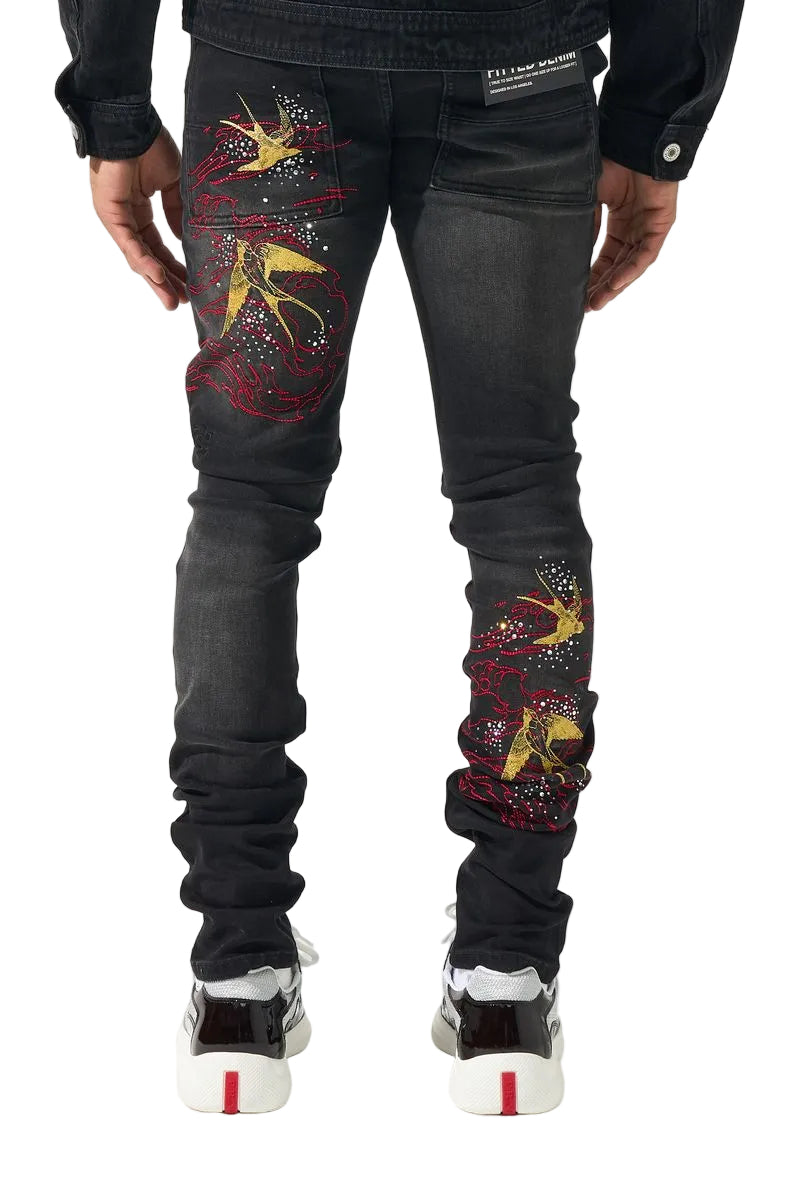 SERENEDE| CHORUS OF WINGS JEANS