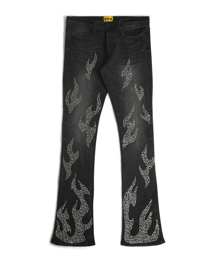 GFTD| AFTER DEATH STACKED DENIM