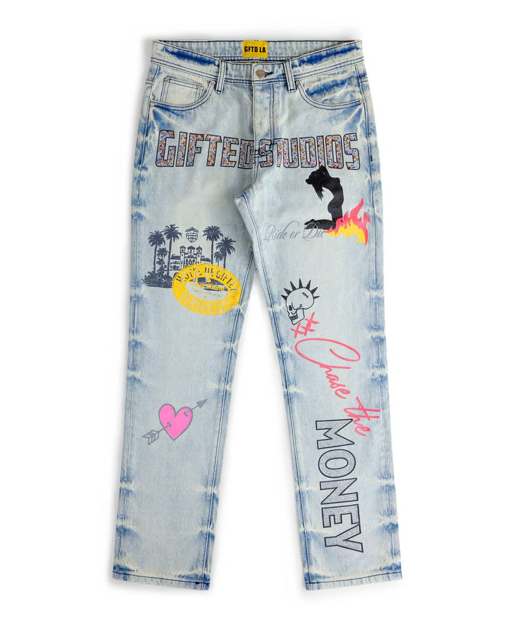 GFTD| CHASE MONEY LIT DENIM