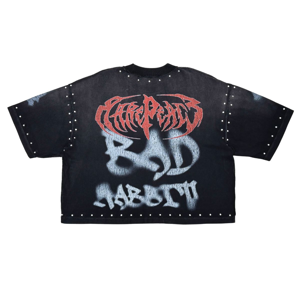 RARE PEACE| DEAD DREAMS WASHED RHINESTONE TEE