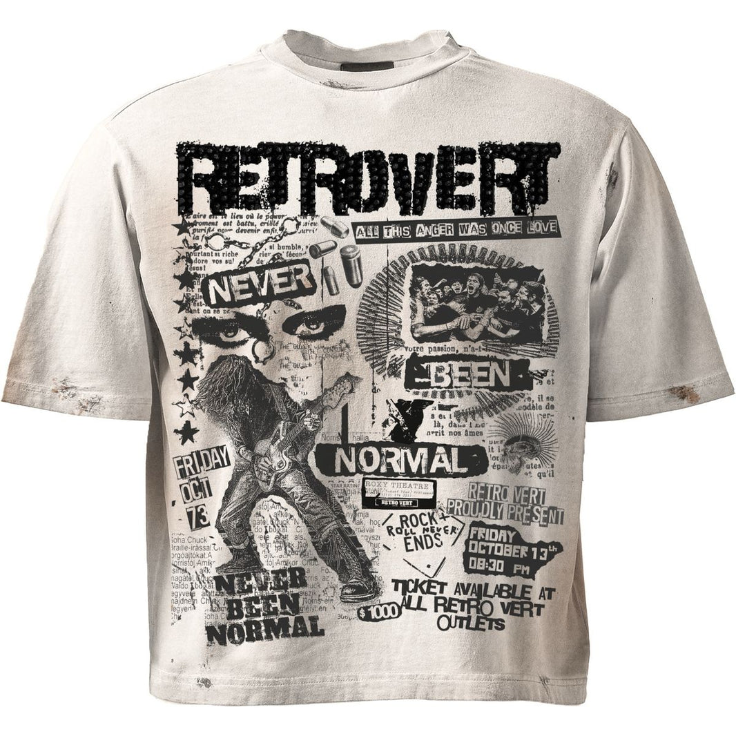 RETROVERT| RHINESTONE NEVER BEEN HOME TEE