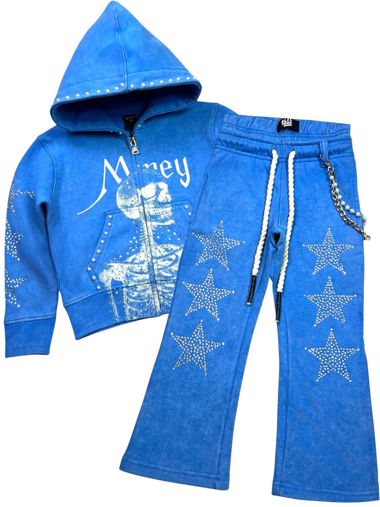 ELITE| KIDS SKULL PREMIUM HEAVY GSM PANTS