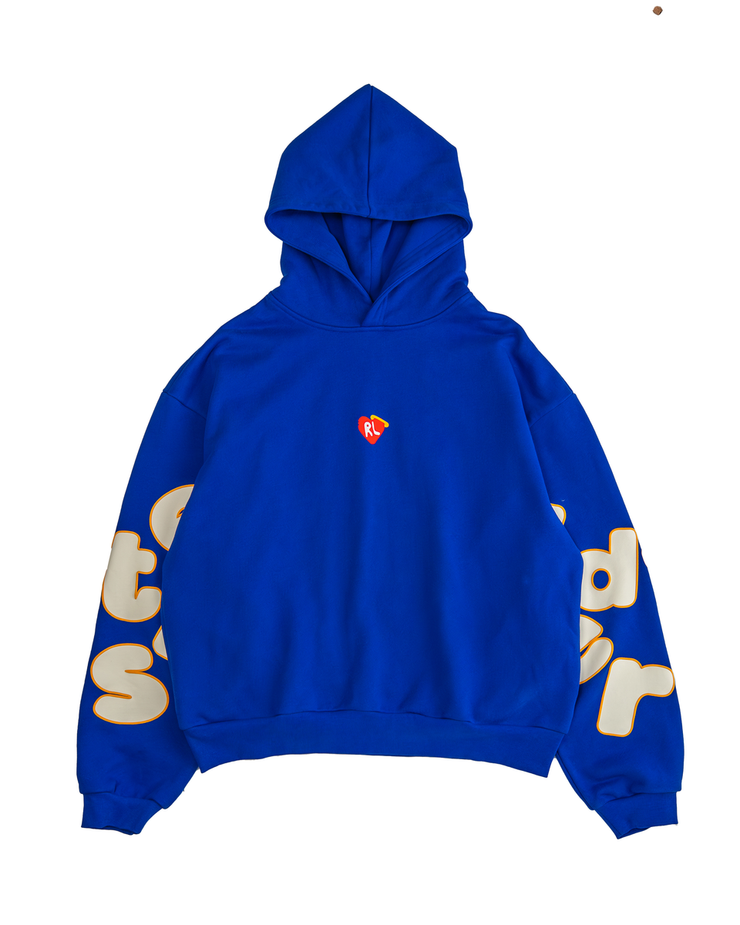 RED LETTERS| TRUST GOD SCATTERED HOODIE ROYAL