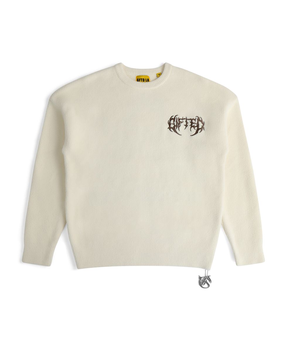 GFTD| STRENGTH MOHAIR BONE SWEATER