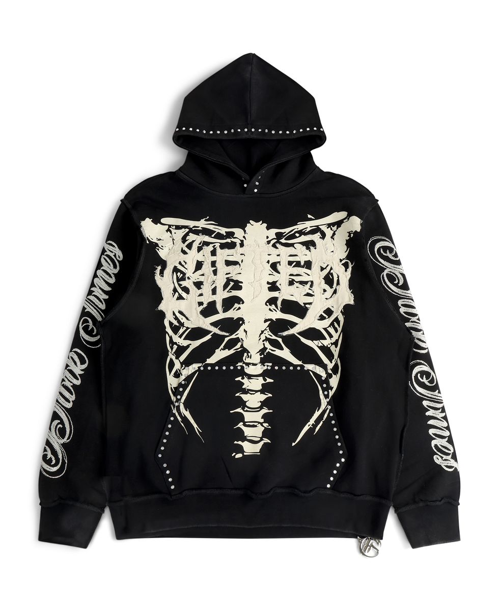 GFTD| DARK TIME BLACK HOODIE