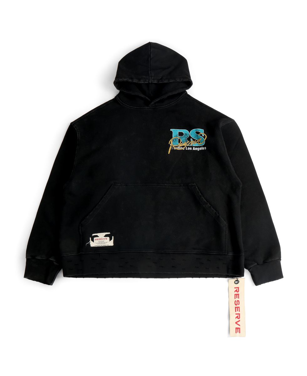 RESERVE| PAVED IN BLACK HOODIE