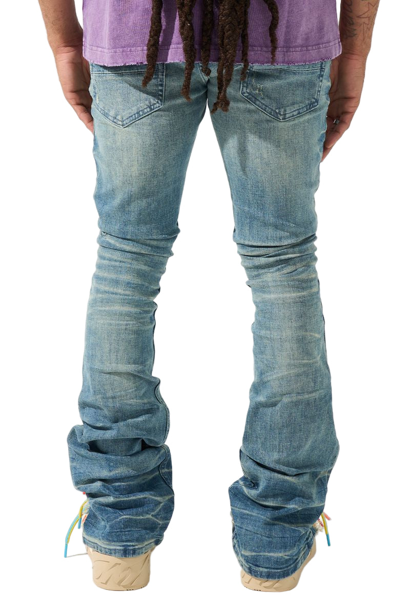 SERENEDE| NEPTUNE STACKED JEANS