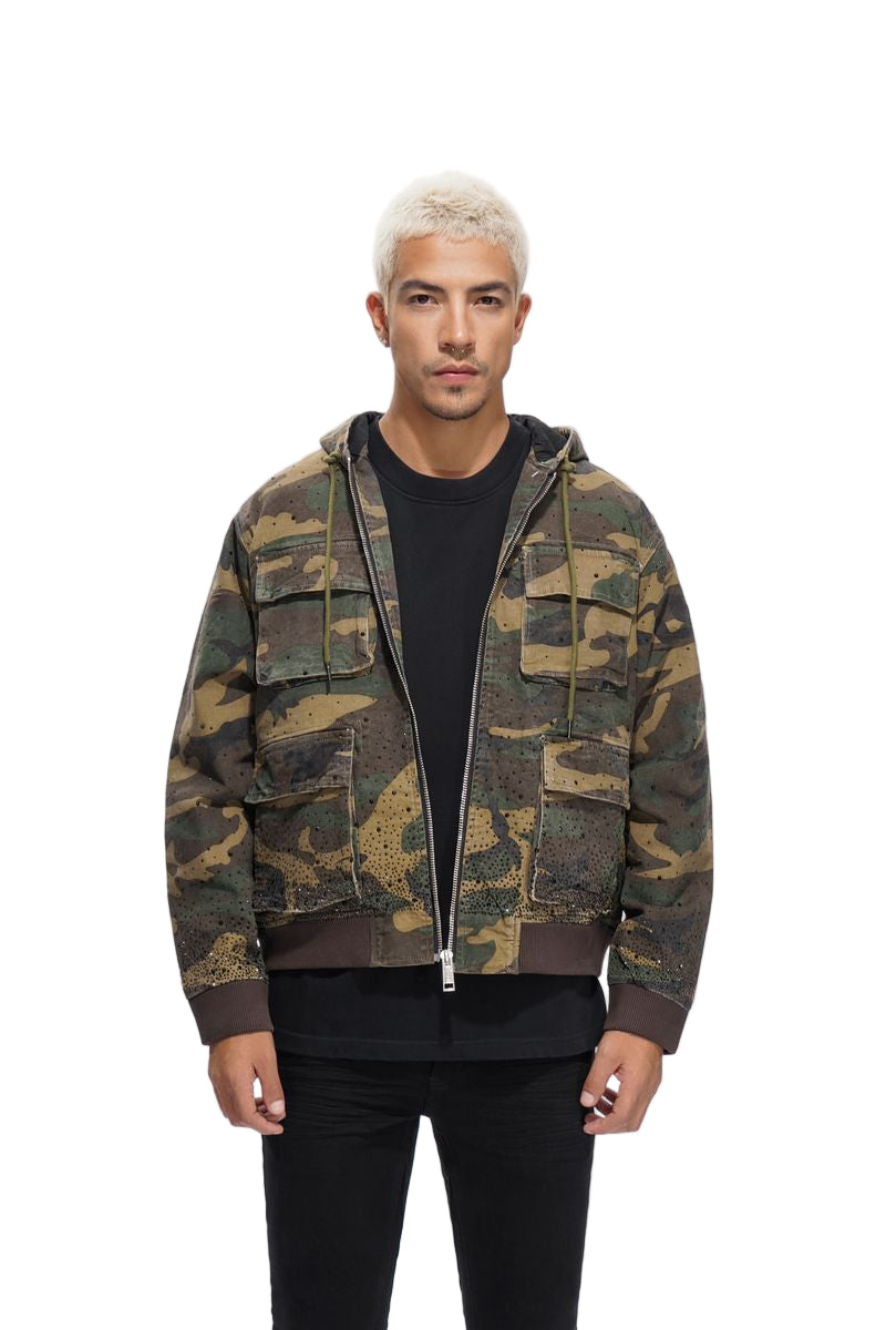 VALABASAS| STALKER FOILAGE GREEN JACKET