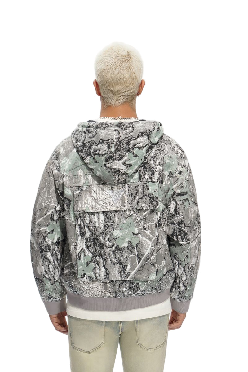 VALABASAS| STALKER GREY FOREST JACKET