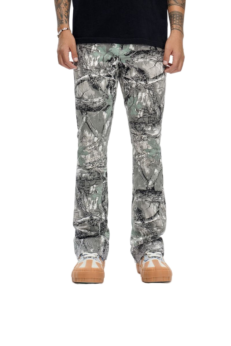 VALABASAS| RECON GREY FOREST STACKED JEANS