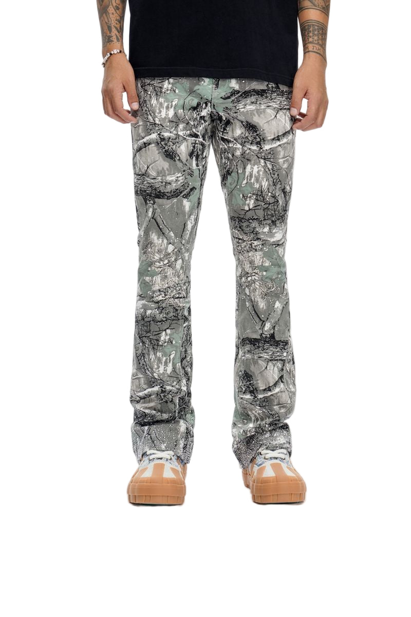 VALABASAS| RECON GREY FOREST STACKED JEANS