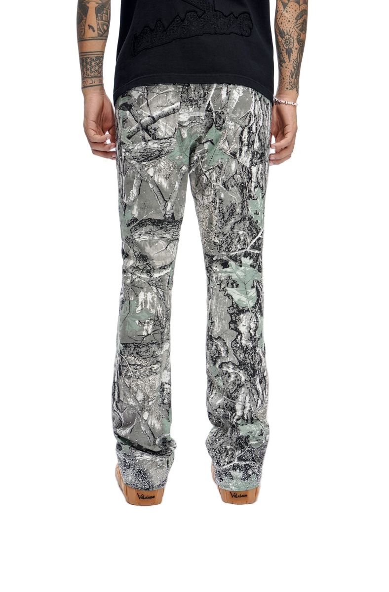 VALABASAS| RECON GREY FOREST STACKED JEANS