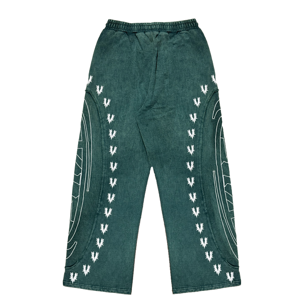VILLAGE| CHROME PANEL SWEATPANTS GREEN