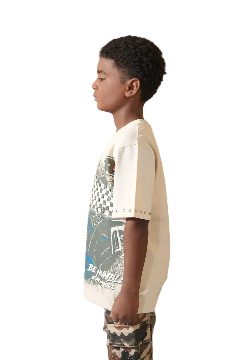 ELITE| KIDS FAST CAR EMBELLISHED TEE