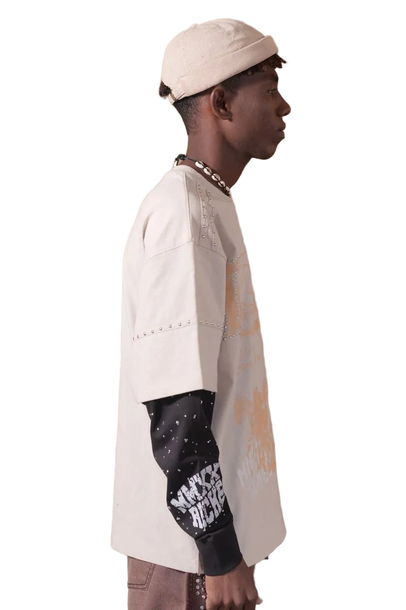 ELITE| RICHES EMBELLISHED THERMAL TEE