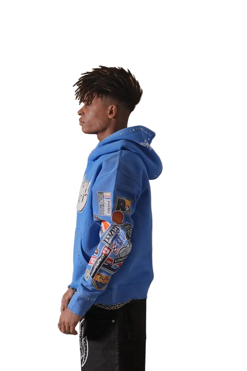 ELITE| UNFAZED EMBELLISHED HOODIE