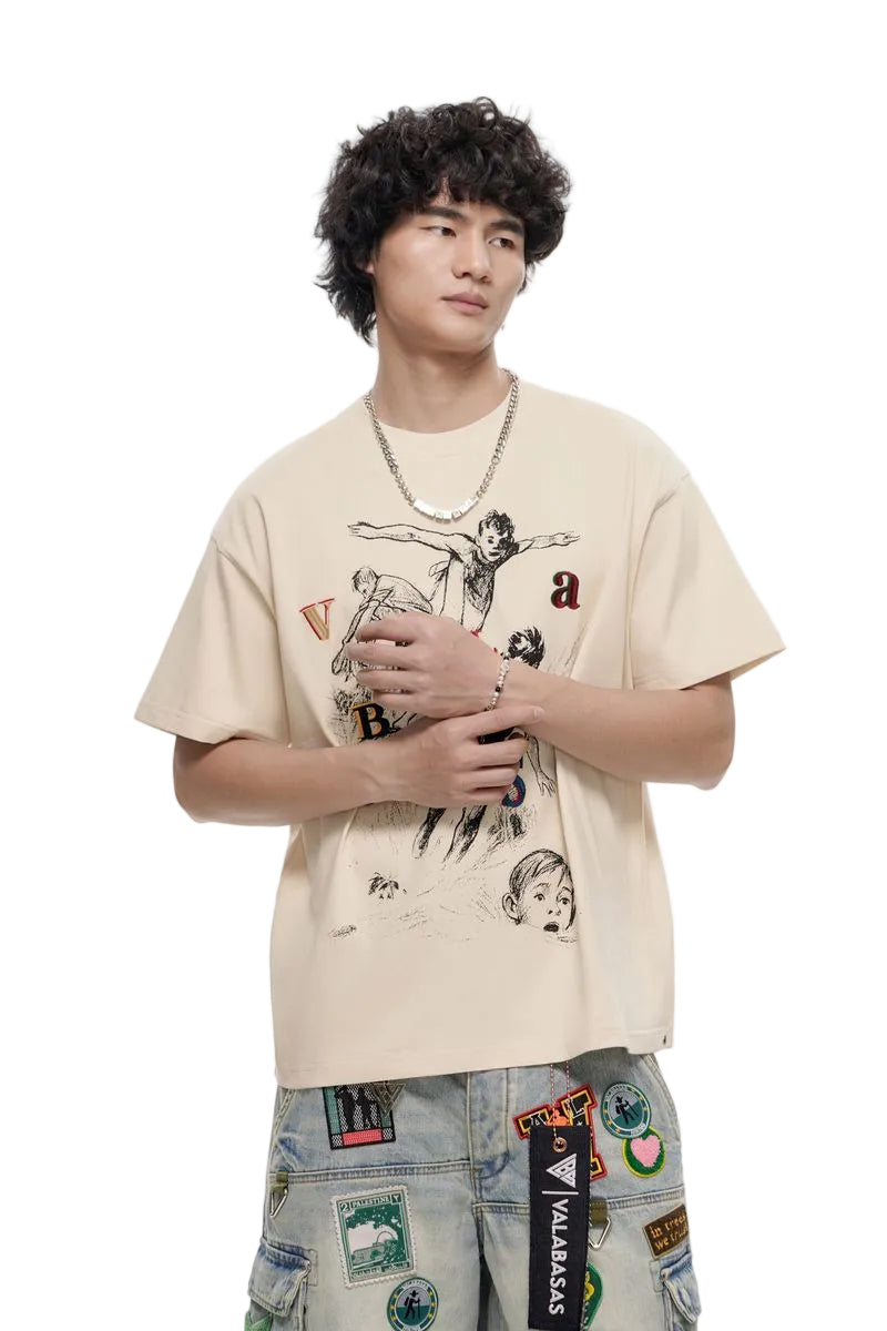 VALABASAS| PURSUIT BEIGE TEE