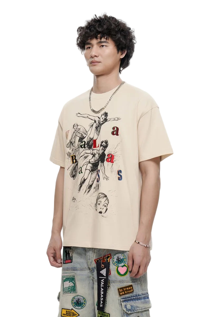 VALABASAS| PURSUIT BEIGE TEE