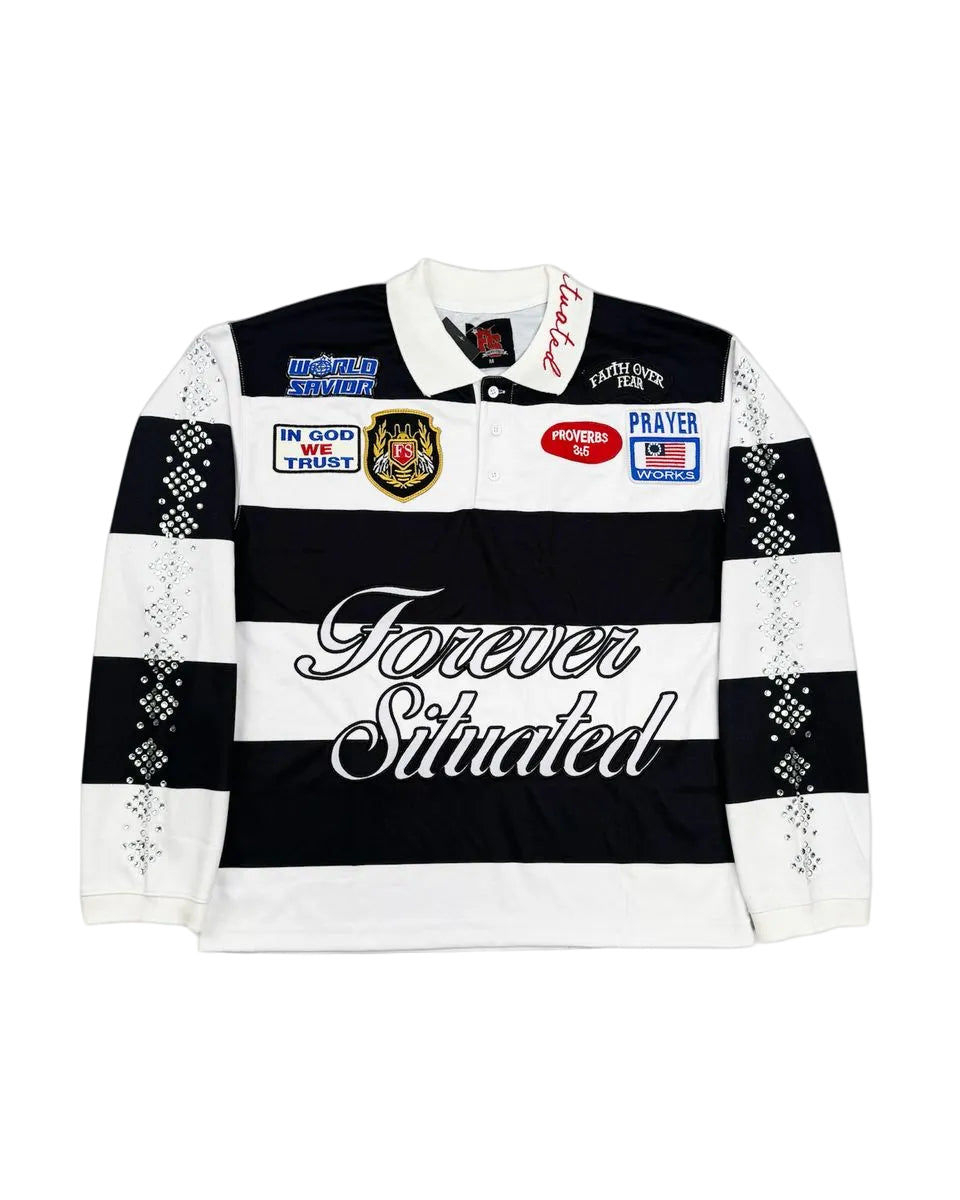 FOREVER SITUATED| SITUATED POLO BLACK