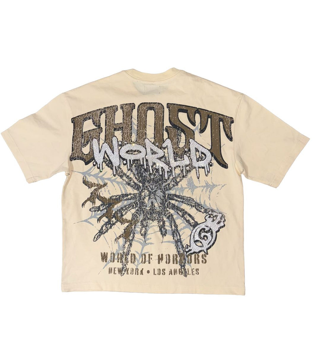 GHST WRLD| CAUGHT IN THE WEB TEE BONE