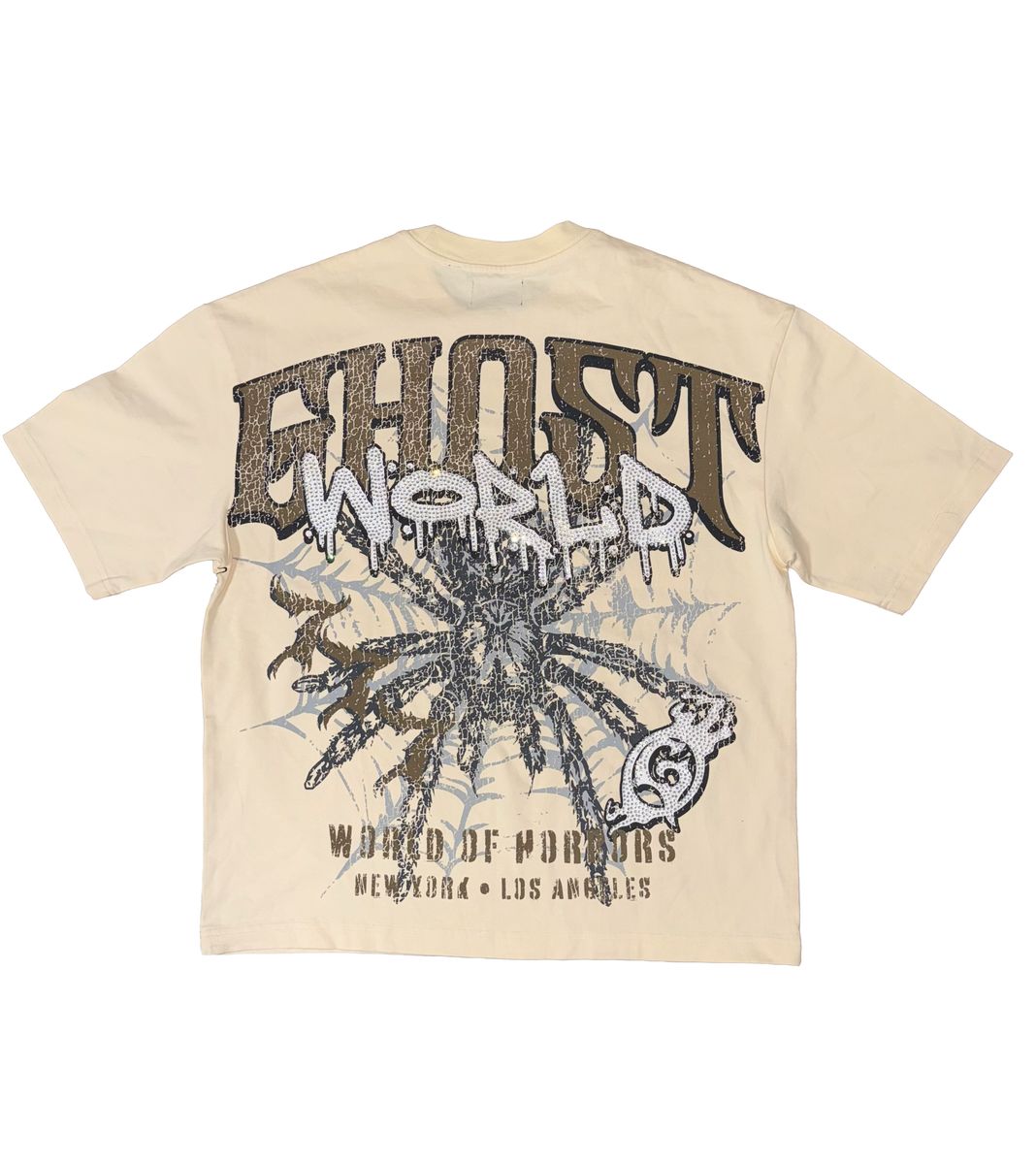 GHST WRLD| CAUGHT IN THE WEB TEE BONE
