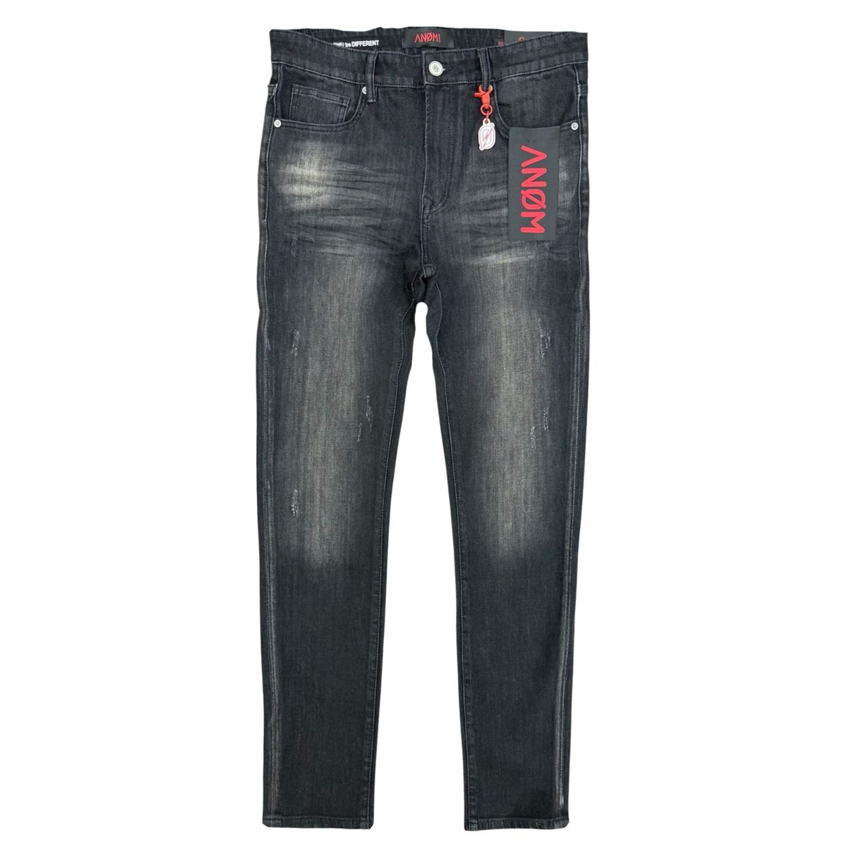 ANOM| 360 SKINNY VINTAGE BLACK JEANS