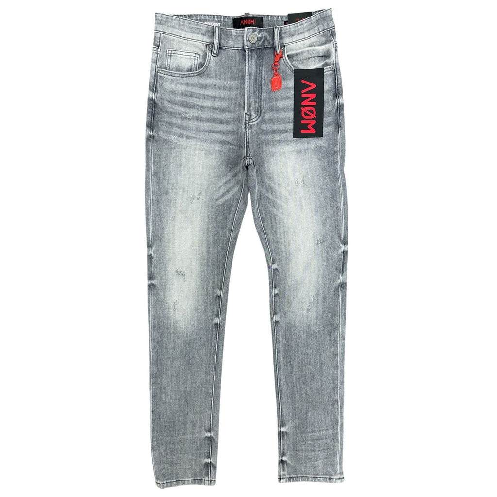 ANOM| 36O SKINNY GREY WASH JEANS