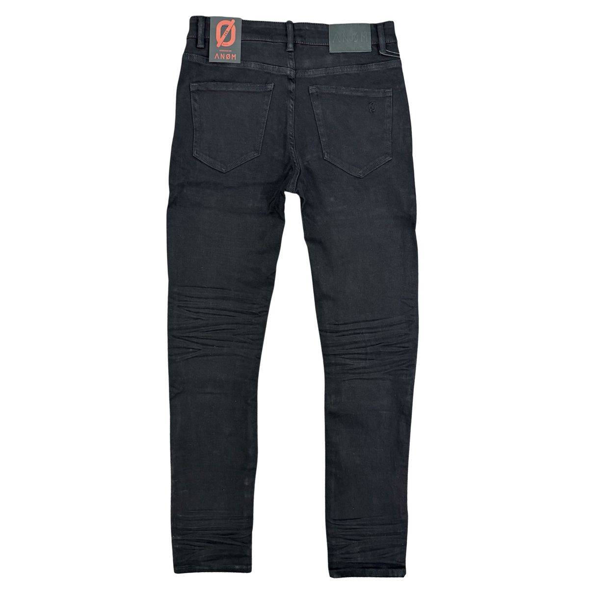 ANOM| 360 SKINNY JET BLACK JEANS