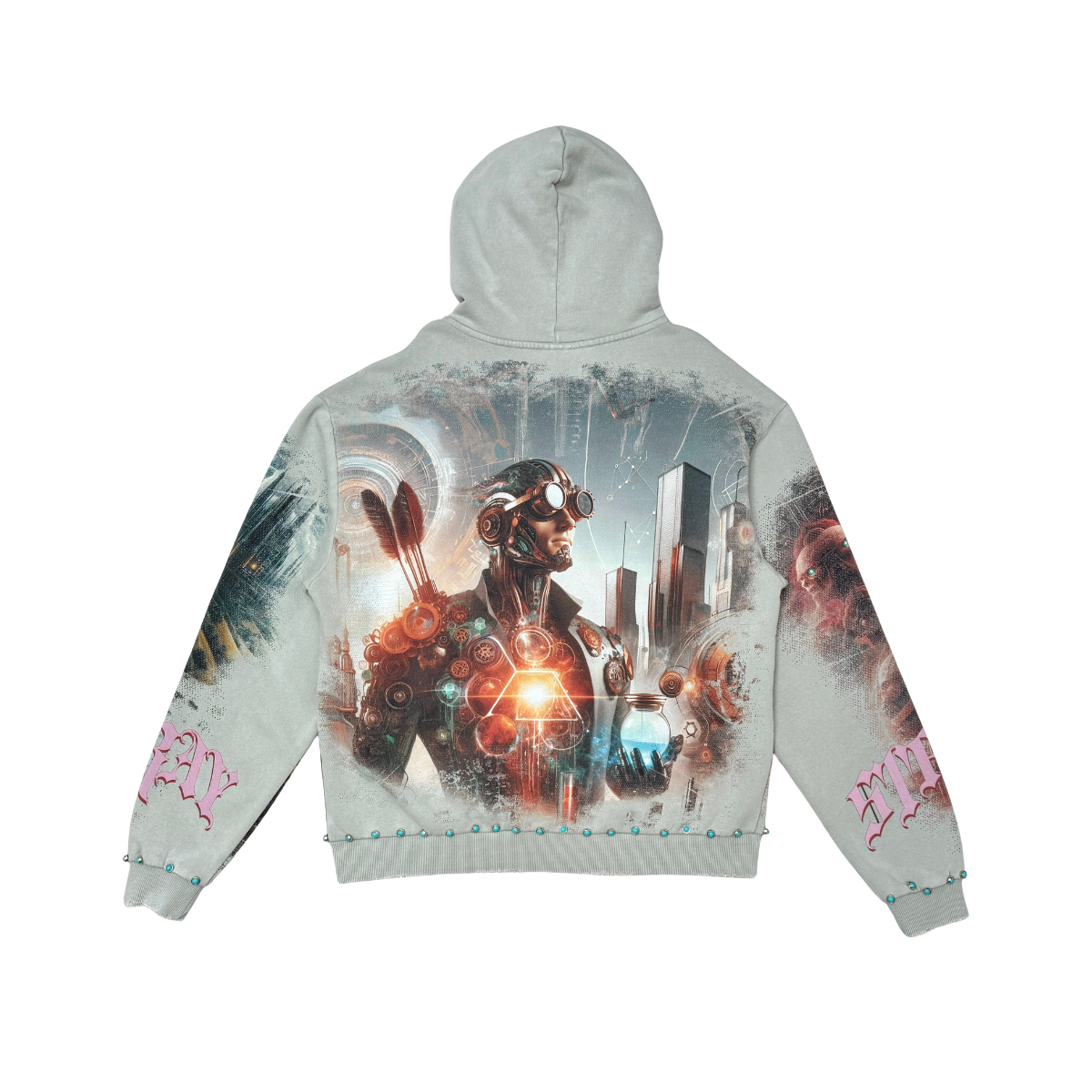 STRAY| DUAL REALMS ZIP UP HOODIE