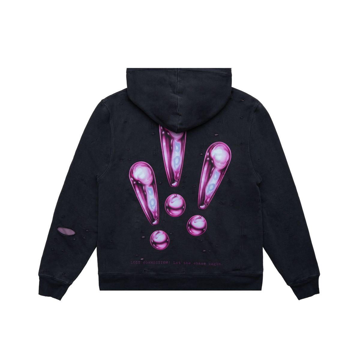 BY APPT ONLY| DIGITAL DUST DISTRESSED ZIP UP HOODIE