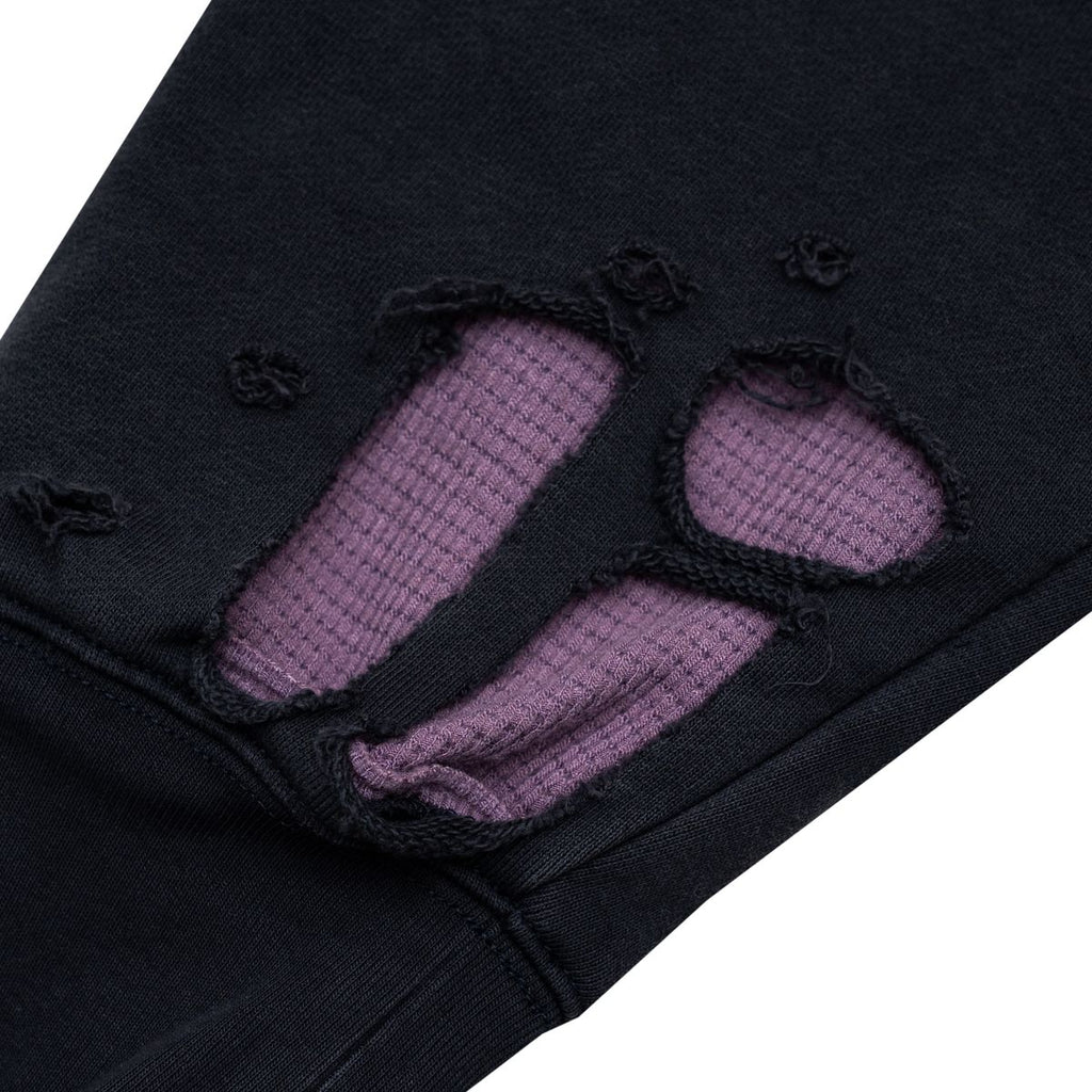 BY APPT ONLY| DIGITAL DUST DISTRESSED ZIP UP HOODIE