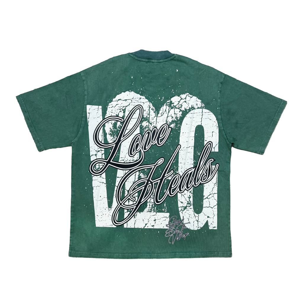 VTILTED|WAR DESTORYS TEE GREEN