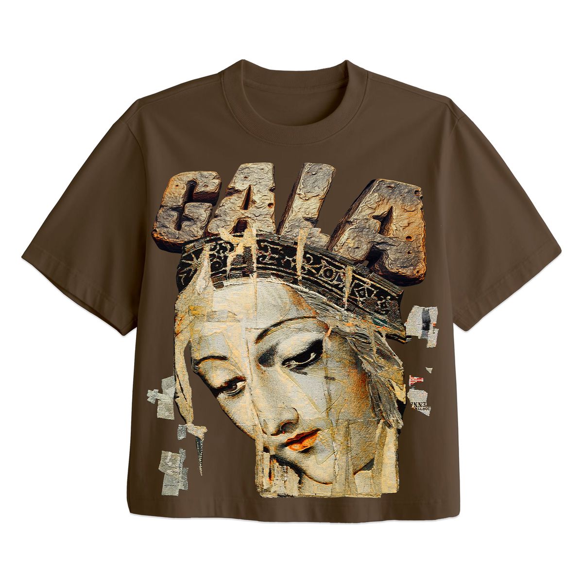 GALA| LA BELLA TEE BROWN