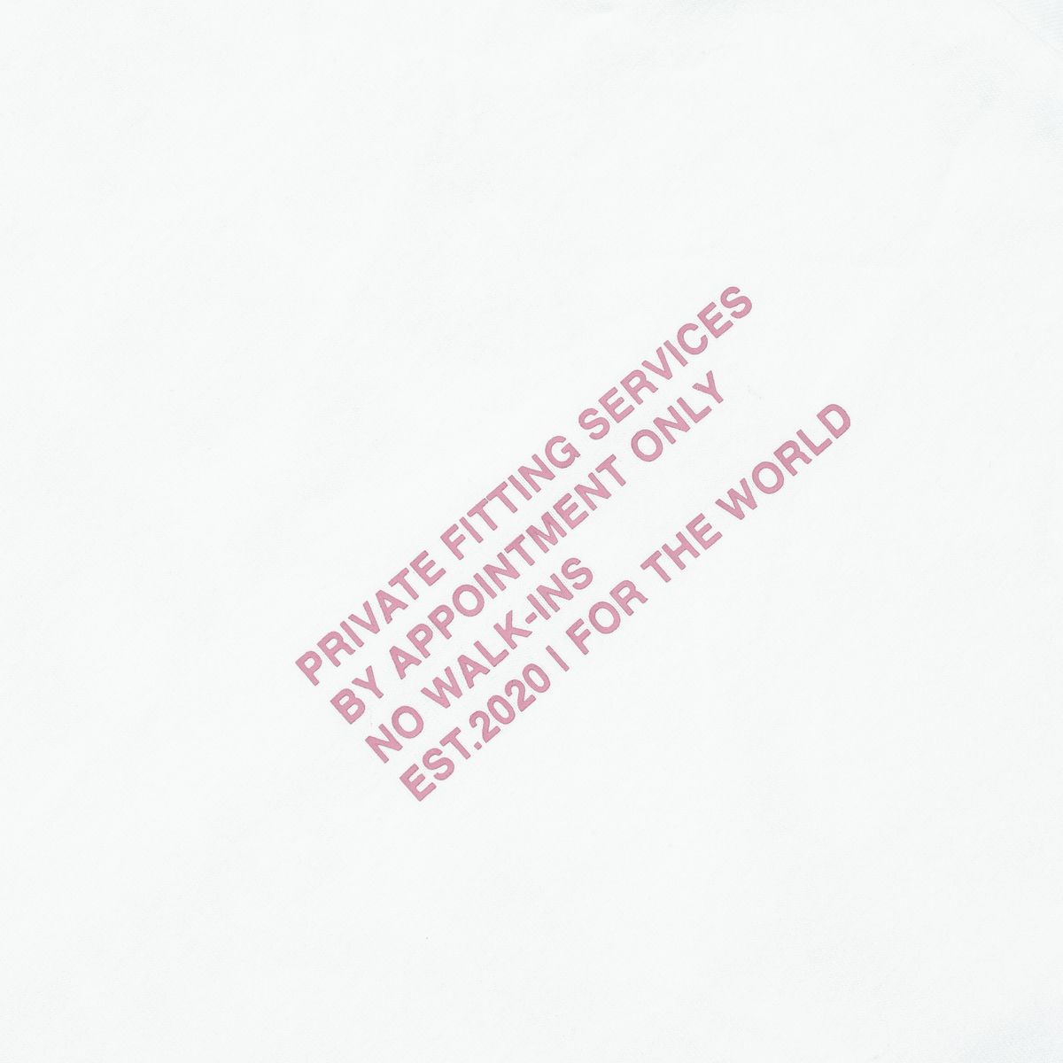 BY APPT ONLY| FOR THE WORLD TEE