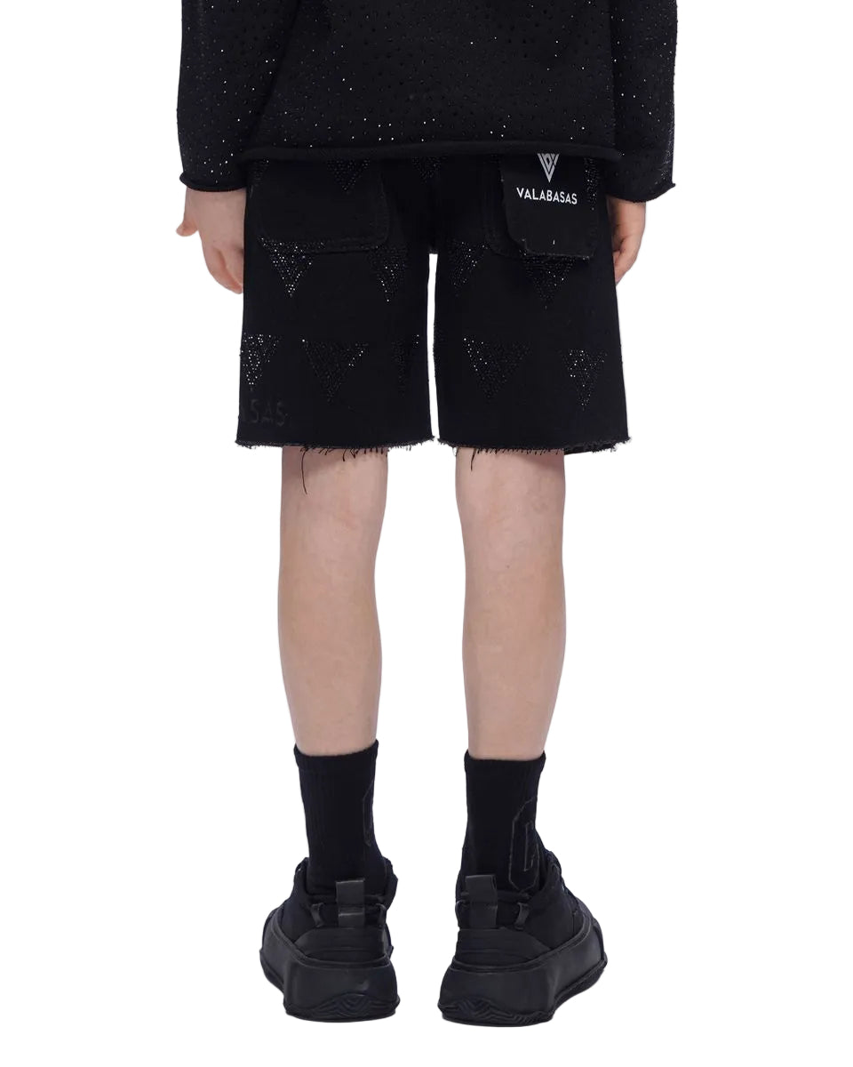 VALABASAS| KIDS PALACE DENIM SHORTS