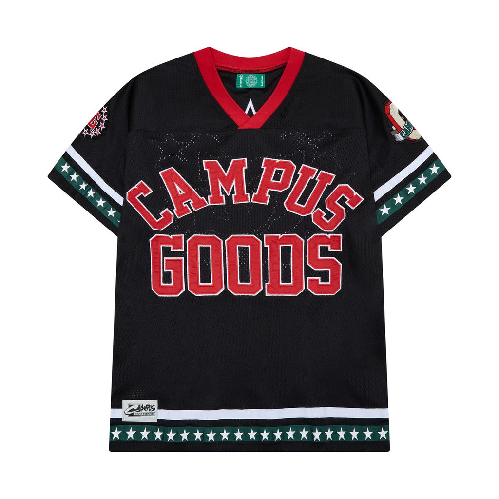 CAMPUS GOODS| VALOR VARSITY JERSEY BLACK