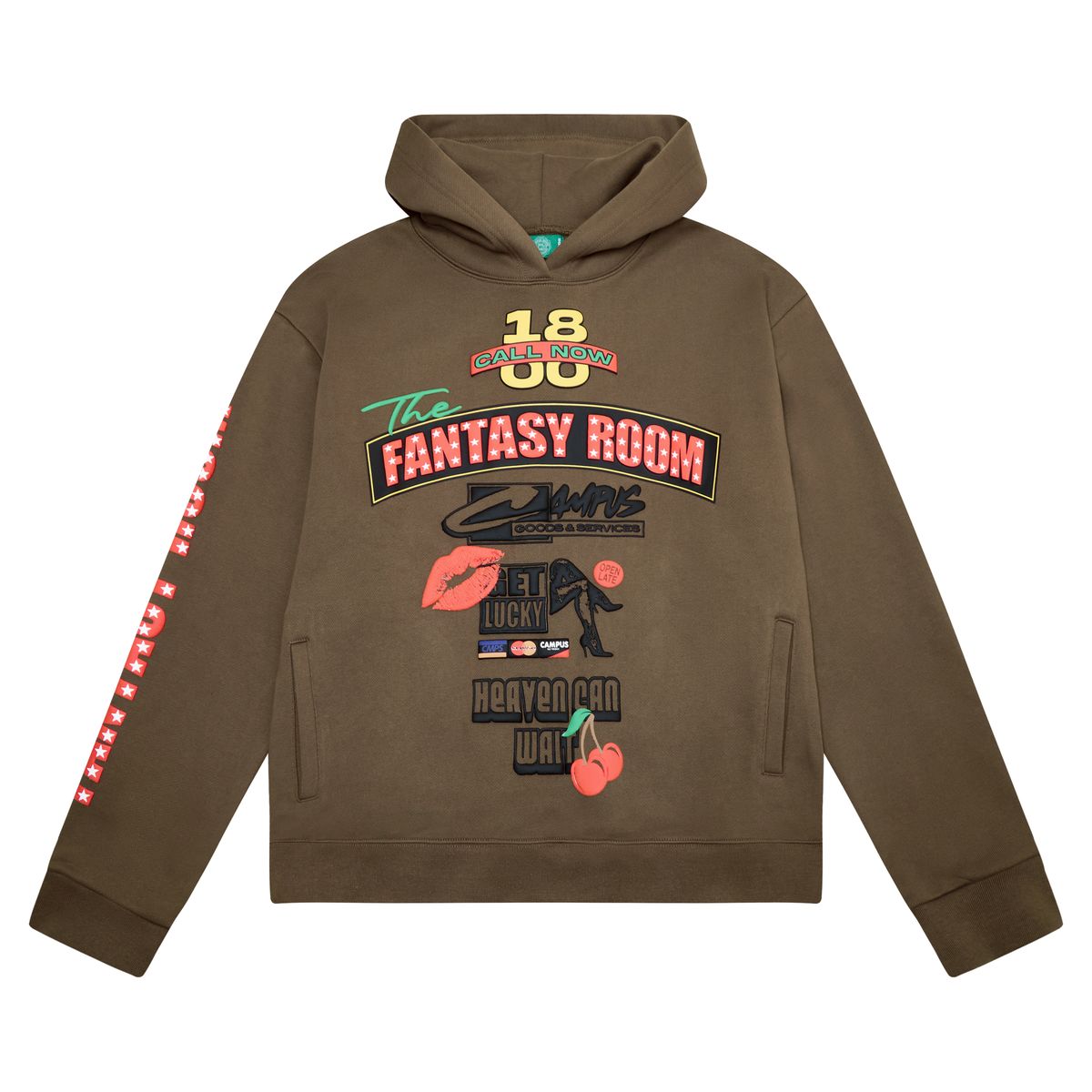 CAMPUS GOODS| VICE HOODIE BROWN