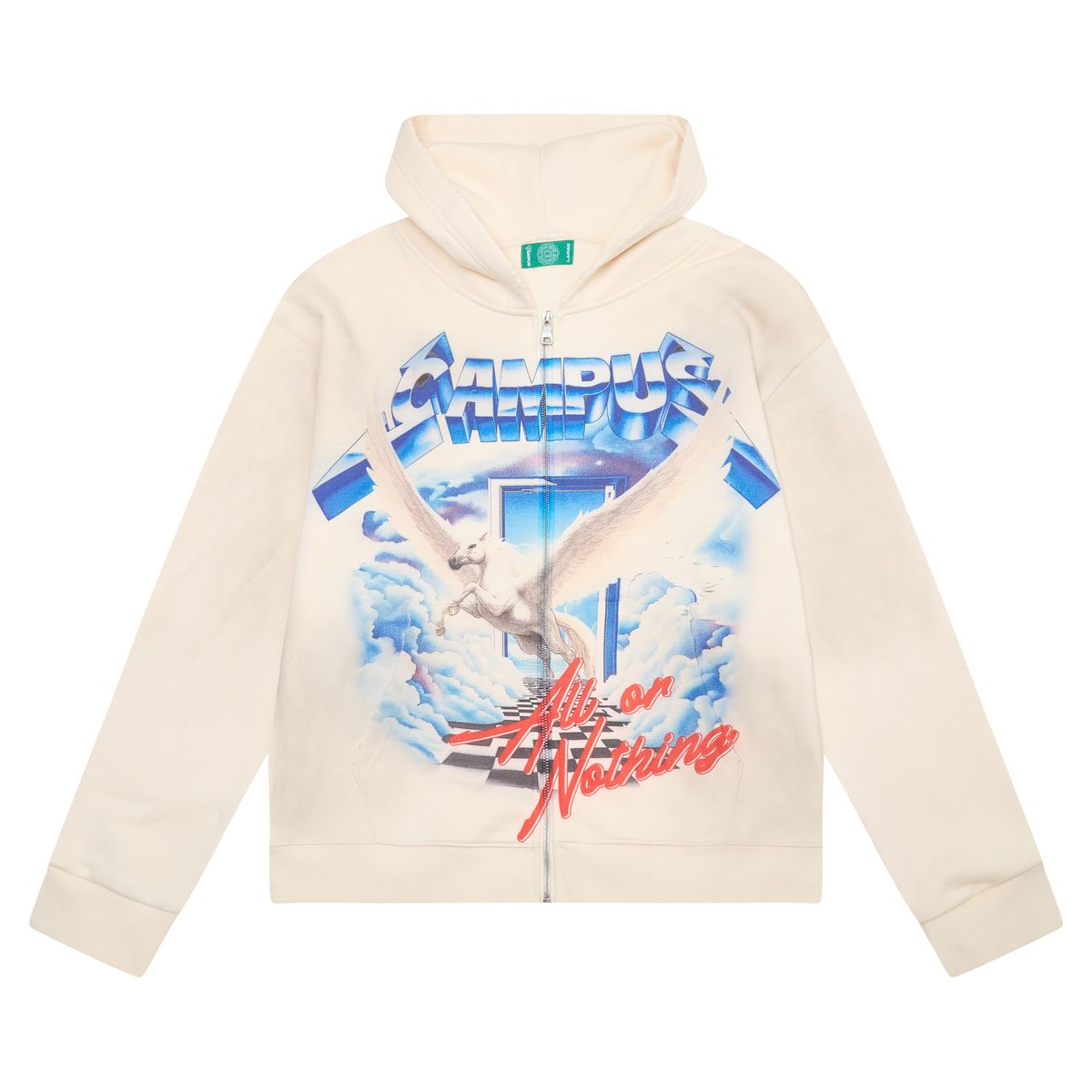 CAMPUS GOODS| ASCEND ZIP UP CREAM