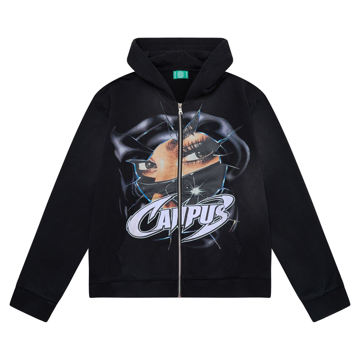 CAMPUS GOODS| MIRAGE ZIP UP BLACK