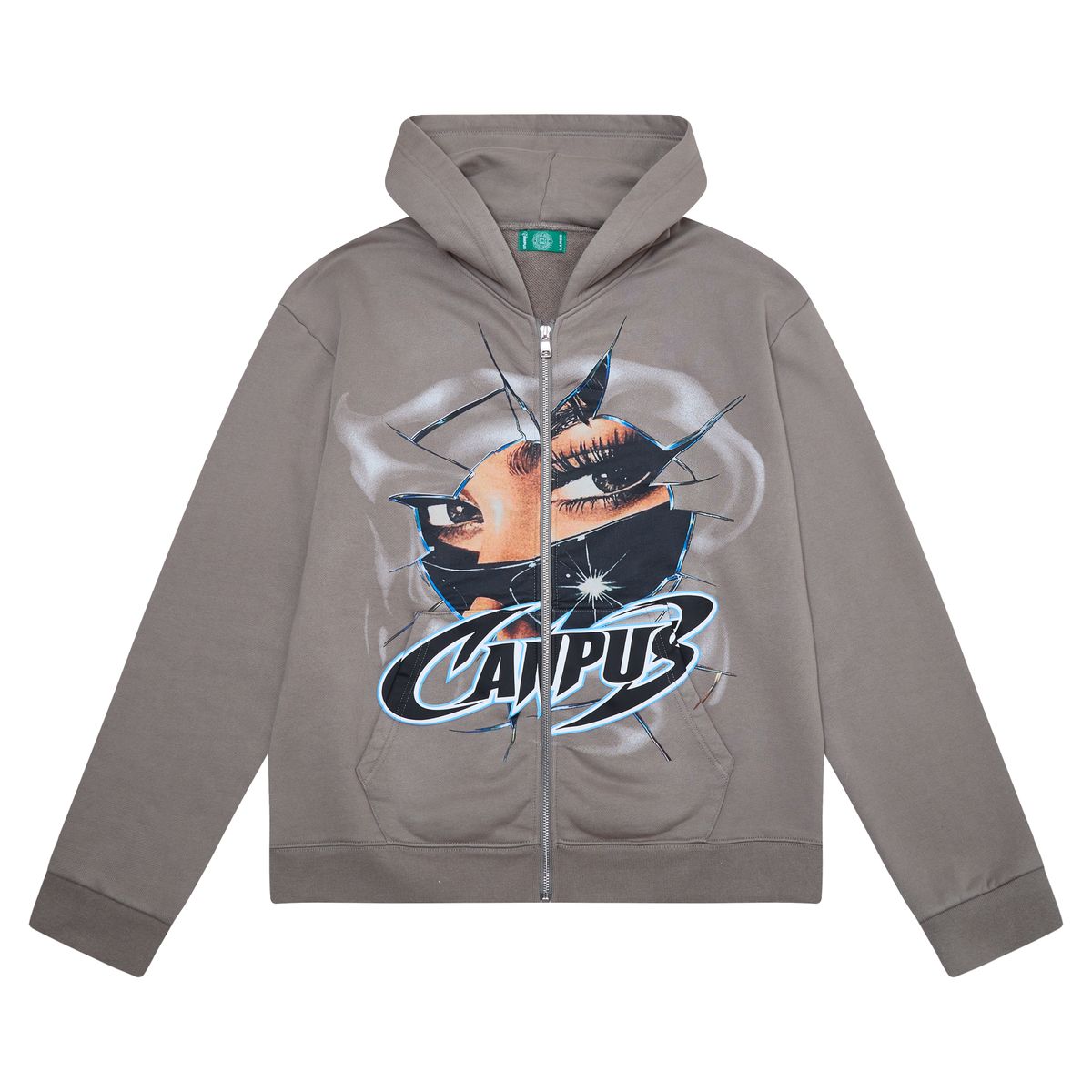 CAMPUS GOODS| MIRAGE ZIP UP GREY
